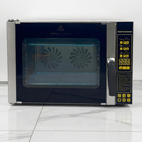 Four à convection électrique haute capacité à 4 plateaux avec écran LED et protection contre la surchauffe pour les boulangeries et les restaurants