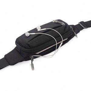 Free Sample Crossbody Waist Bag Pack With <b>Water</b> <b>Bottle</b> Holder Adjustable <b>Strap</b> Belt Bag for Travel Running Hiking Workout - Product Image 4