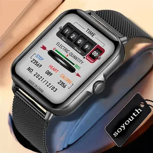 <span class=keywords><strong>LIGE</strong></span> นาฬิกาอัจฉริยะโทรออกใหม่<span class=keywords><strong>2022</strong></span>,นาฬิกาสมาร์ทวอทช์ผู้ชายแบบสัมผัสเต็มจอโทรออก-รับสายได้มีระบบติดตามการออกกำลังกายกันน้ำได้ IP67นาฬิกาสำหรับผู้ชายและผู้หญิง + กล่อง - Product Image 1