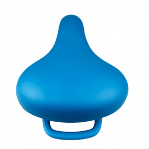 Sillín de bicicleta azul para bicicletas de montaña, asiento cómodo, accesorio de ciclismo unisex para adultos, número de pieza Qt 2467691 - Product Image 4