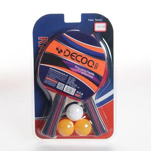 Ensemble <span class=keywords><strong>de</strong></span> <span class=keywords><strong>tennis</strong></span> <span class=keywords><strong>de</strong></span> <span class=keywords><strong>table</strong></span> professionnel haut <span class=keywords><strong>de</strong></span> gamme DECOQ HT-24, portable, écologique, durable, raquettes 4 étoiles, balles en bois <span class=keywords><strong>de</strong></span> caoutchouc 3 étoiles pour club - Product Image 2