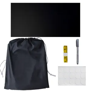 亚马逊便携式旅行遮光窗帘家用黑色窗帘带吸盘的窗帘