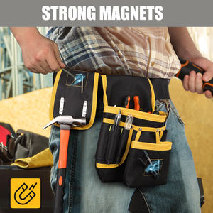 Magnetische gereedschapsriem voor mannen, gereedschapstas met 26 vakken, magnetische holster, nagelgereedschapsgordel, verstelbare taillehouder voor klusjesman - Product Image 5