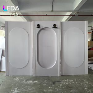 Letrero de Bienvenida de Boda Personalizado LEDA Moderno, Fondo de Fotografía LED, Decoración de Pared Acrílica para Salón de Bodas, Fotografía - Product Image 6