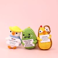 Poupée pomme de terre au crochet faite main, motif uni, décoration de Noël pour la maison, produit transfrontalier très vendu