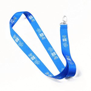 Flat Safety <b>Lanyard</b> Woven Logo <b>Polyester</b> Material Eco-friendly Exhibition Printed <b>Lanyards</b> with logo Custom - Product Image 2