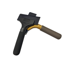Car Window Tinting Squeegee Aluminum Alloy Handle Black Gold Durable For Automotive Use - Product Image 5
