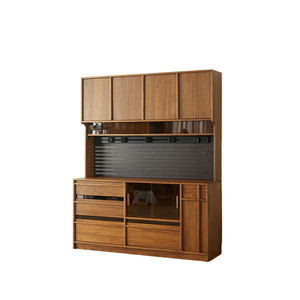 Cherry Wood <b>Sideboard</b> Living Room Cabinet Multifunction <b>Storage</b> Coffee Machine Unit - Product Image 5
