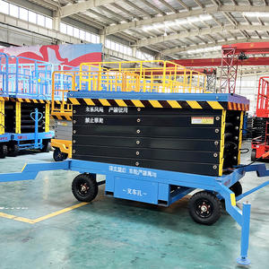 Plataforma Elevadora Eléctrica Remolcable, Elevador de Trabajadores, Elevador Aéreo Móvil Manual, Plataforma Elevadora de Tijera Hidráulica - Product Image 3