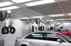 ราคาที่ดีที่สุดคลื่นสั้นโคมไฟอินฟราเรดรถบูธสีรถเตาอบสำหรับน้ำที่ใช้บูธสี - Product Image 4