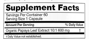 Alta Qualidade Venda Por Atacado <span class=keywords><strong>Papaya</strong></span> Folha Extract Drops Carica <span class=keywords><strong>Papaya</strong></span> Folha Extract Cápsulas - Product Image 2