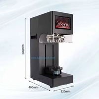 Vente chaude boîtes commerciales sertisseuse mise en conserve Machine boisson PET pot bouteille café bière bulle thé manuel rotatif peut machine à sceller