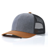Gorras Trucker JX Richardson 112, Personalizadas con Logotipo de Goma PVC, 5 Paneles, Impermeables, Gorras de Golf de Secado Rápido, Gorra de Béisbol Deportiva