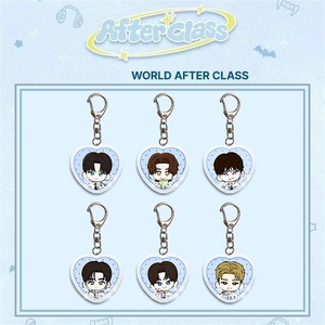 Porte-clés en acrylique KPOP Boys Group World Tour, pendentif mignon de dessin animé, accessoires de sac <span class=keywords><strong>NIKI</strong></span> JAKE SUNOO, cadeau pour les fans - Product Image 1
