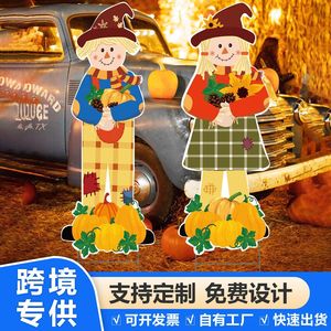 Autumn Thanksgiving Large Inflatable Scarecrow Yard <b>Sign</b> New Cross-Border Outdoor <b>Garden</b> Lawn Decoration <b>for</b> Holiday - Product Image 5