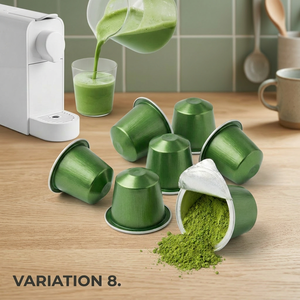 Ceremonial Grade 1A-7A Matcha Capsules EU Organic: Stone Ground Green Tea Pods OEM Custom Flavor for Gift Sets - Product Image 1