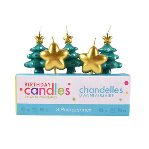 Velas Aromáticas Personalizadas Hechas a Mano StarKey para Navidad, Cumpleaños y Fiestas Infantiles, con Forma de Estrella Dorada, Ecológicas, de Cera de Parafina, 5ml, 5 Mechas - Product Image 3
