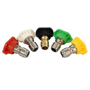 Boquilla de pulverización de alta presión de 1/4 de pulgada para lavadora de jardín con conexión rápida 0 ° 15 ° 25 ° 40 ° 60 °   Boquillas de Jabón para Riego - Product Image 2