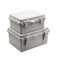 Boîtier de distribution étanche IP66 en ABS 150x100x40mm Mibo MK, boîtier électronique extérieur verrouillable en plastique à fixation par boucle