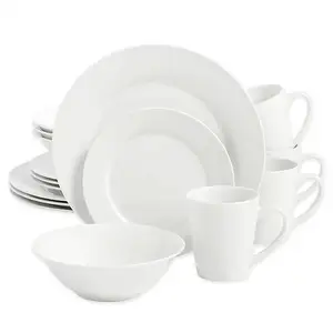 Vente en gros de vaisselle de table en porcelaine, hôtel, restaurant, mariage, personnalisé, blanc, luxe, os royal
