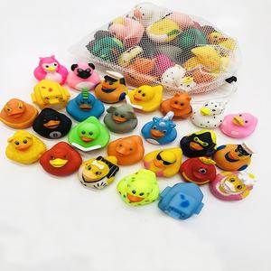 Заводская распродажа, оптовая продажа, разные стили, резиновые утки, смешанные Игрушки для ванны, желтые утки, животные, утки - Product Image 4