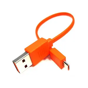 Câble de chargement de haut-parleur JBL orange de 20cm Type-C Mini Micro interface Câble audio pour casque de jeu