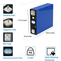 Baterai Prisma LiFePO4 3.2V 200Ah HYL Isi Ulang 8000 Siklus untuk Mobil Tenaga Surya RV Bebas Pajak EU AS
