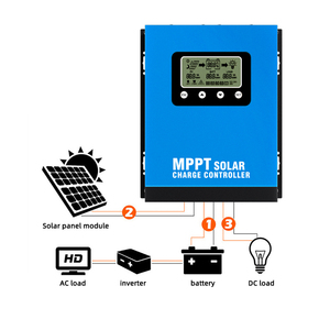 Trong kho 40A 12V 24V 36V 48V MPPT tự động tối đa Power Point theo dõi MPPT panel năng lượng mặt trời charge controller - Product Image 4