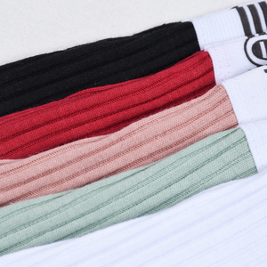 5 шт., женские хлопковые трусы-боксеры в рубчик - Product Image 3