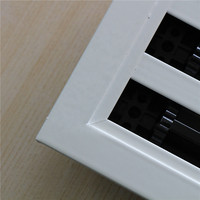 Grille de protection de conduit de ventilation pour climatisation, dispositif de ventilation en alliage d'aluminium, diffuseur de fente linéaire en ABS
