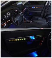 Applicable pour 2008-2014 Mercedes Classe C W204 Application intelligente de haute qualité ou éclairage ambiant intérieur contrôlé par le volant