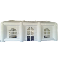 Tente gonflable personnalisée en forme de cube d'air, boîte de nuit portable, maison de fête, discothèque, tente gonflable, vente en gros
