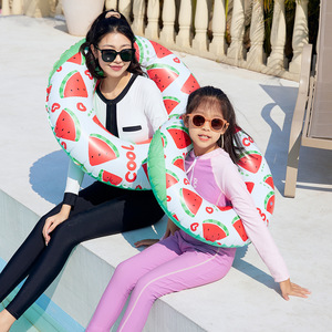 Watermelon <b>Inflatable</b> Swim Ring Extra Large Thick PVC <b>Float</b> For Pool Water Park Resort Hotel Adult Women - Product Image 3
