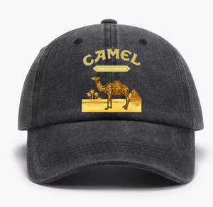 Cappellino da Baseball AliExpress Explosions Camel Trophy Vintage Lavabile 100% Cotone a 6 Pannelli Regolabile per Tutte le Stagioni con Stampa Old Daddy - Product Image 6