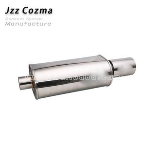 Tubo De Escape Modificado Do Carro 2.5 "a 4" Saída 8.5*6 "Oval Body <span class=keywords><strong>Silencer</strong></span> Universal 304 Aço Inoxidável Exhaust Racing <span class=keywords><strong>Silencer</strong></span> - Product Image 4