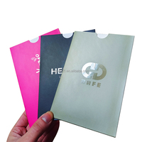 EN-244 Enveloppe en papier souple noir avec estampage doré, papier UV Spot, porte-cartes de crédit, emballage d'enveloppe, boîte d'enveloppe personnalisée