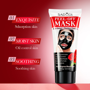 SADOER Inggris Masker Wajah & Tubuh mawar lintas batas grosir penghilang komedo Masker air mata pembersih - Product Image 2