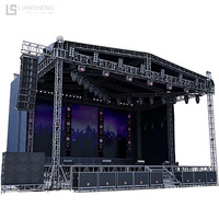 Scène de danse modulaire portable en verre, scène en acrylique pour piscine, spectacle