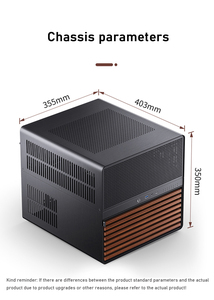 New N5 Mini-ITX Máy Tính Để Bàn Trường Hợp Kim Loại Với Fan 12hdd Hỗ Trợ Nước 240/280 Làm Mát Giữa Tháp Cổ - Product Image 4