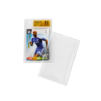 Dalle de cartes graduée en acrylique transparent écologique 55PT pour cartes Pro Star BGS CGC