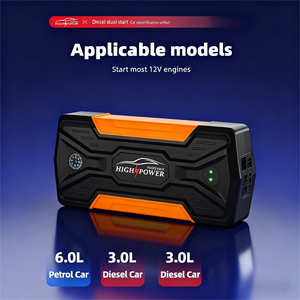 ガソリン5Lディーゼルリチウム電池ジャンプスターター1000Aピーク電流自動車99800mAh 45W 12Vデジタルスクリーン工場価格6L - Product Image 4