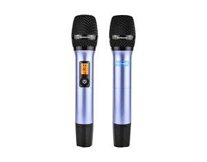 Sistema de micrófono inalámbrico profesional UHF VK-3 KTV Entertainment para karaoke, iglesia y fiestas. - Product Image 3