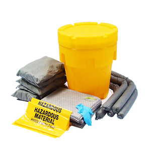 Kit di fuoriuscite generiche a ruote a assorbimento rapido 30gal kit universale per batteria assorbente per fuoriuscite di sicurezza - Product Image 1