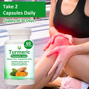 Cápsulas de Cúrcuma de Alta Calidad OEM ODM con Pimienta Negra, Sin Gluten, Aptas para Vegetarianos, Suplemento Dietético Seguro para la Salud General del Cuerpo - Product Image 5