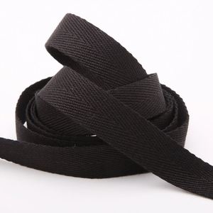 ผ้าใยฝ้ายลายก้างปลาแบบโรงงาน หนา 1.3 มม. กว้าง 1.5 นิ้ว ผ้าใยฝ้ายทอลายทวิลสำหรับเสื้อผ้าและกระเป๋าเป้ - Product Image 5