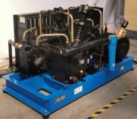 Hot Sale High Pressure Meningkatkan Kompresor Udara 25-37 Kw Stationary Supercharger 10-40 Bar 145-580 PSI 350CFM