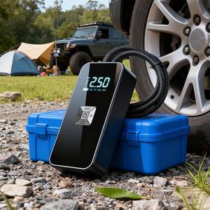 Portable Tire Inflator <b>12V</b> LED Display 25L Min Single Cylinder Car Air <b>Pump</b> For Outdoor Travel - Product Image 1