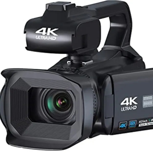 Professional Camcorder 60fps 4k 16x Digital Ir Night Vision Vlog Photography Digital Video Camera for Live Stream
