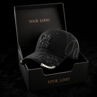 Casquette de baseball style gothique avec patch lettre en strass, visière incurvée réglable, streetwear décontracté, coffret cadeau, vente en gros personnalisée OEM