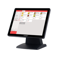 Caja Registradora POS Táctil de Aluminio de 15 Pulgadas de Alta Calidad, Sistema POS para Pedidos y Pagos en Restaurantes en Venta
